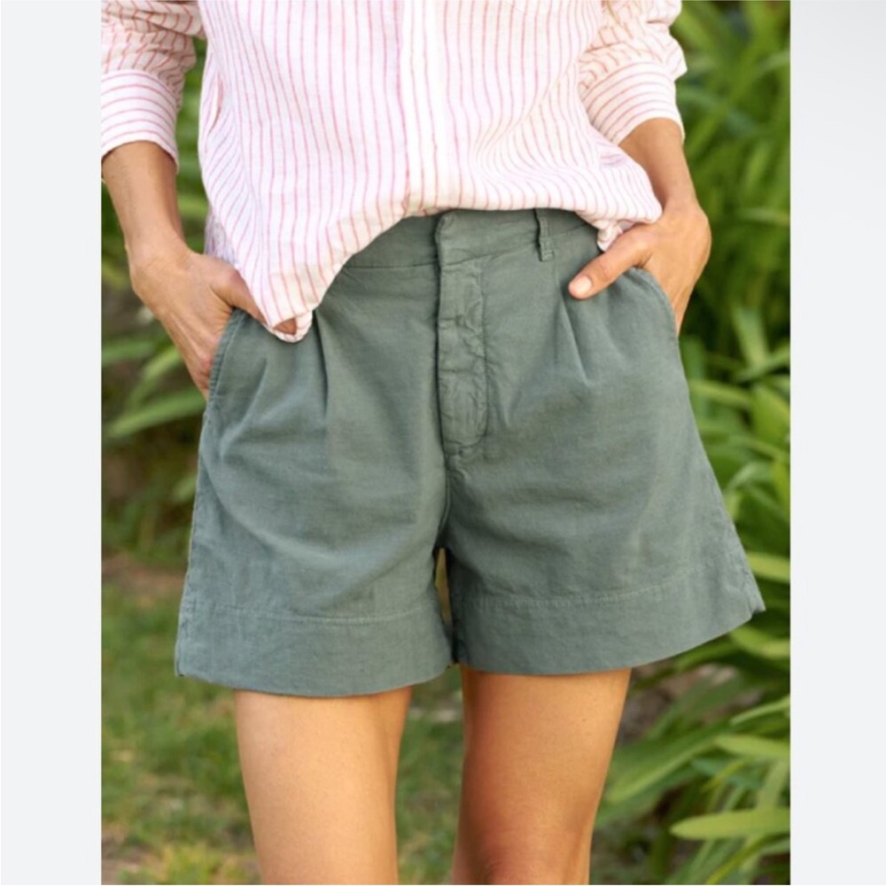 Frank & Eileen Olive Green Womens Shorts